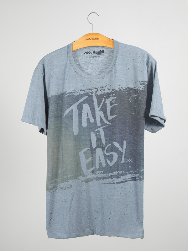 T-shirt malha botonê Take