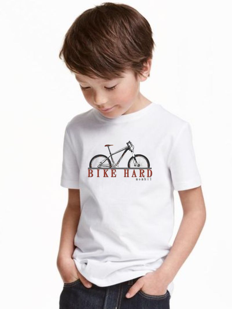 T-shirt infantil bike hard