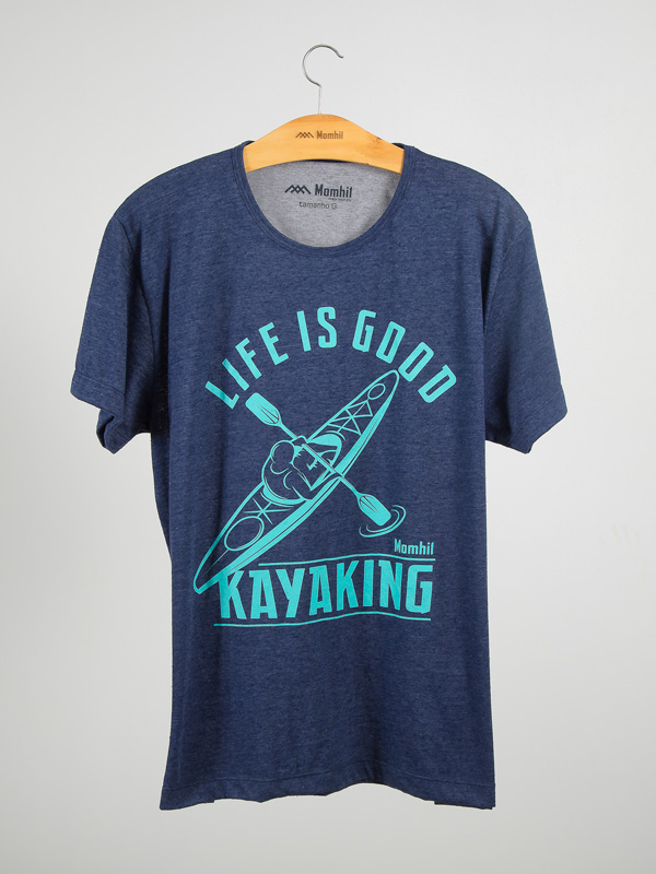 T-shirt malha botonê Life Is Good