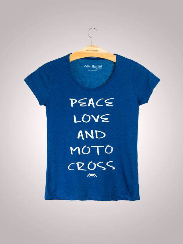 T-shirt malha cascais Peace Love