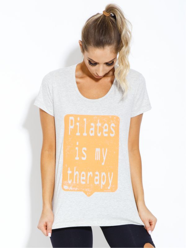 T-SHIRT PILATES IS MY THERAPY