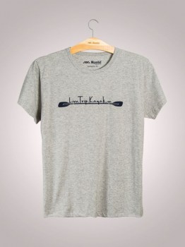 T-shirt malha mescla Live Trip KAYAK_009B