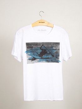 T-shirt malha flamê Adventures Kayak kayak_004