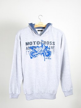 Blusão de moletom com capuz Motocross moto_012